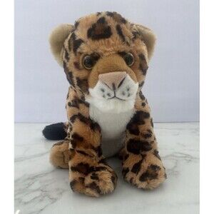 Wild Republic Leopard Cheetah Spotted Plush 9” Stuffed Animal